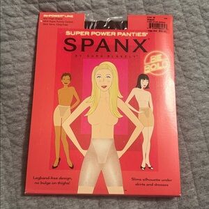 Spanx Super Power Panties Black Size G